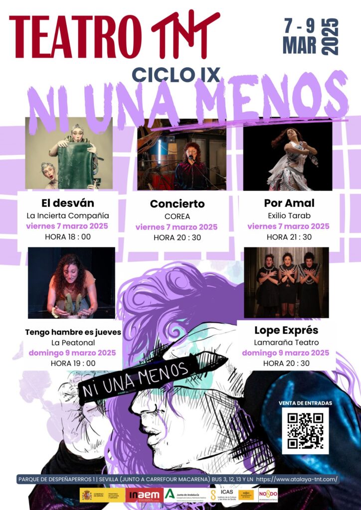 Cartel Ni una menos Ciclo XVIII